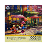 Ceaco 1000pc Puzzle - Disney™ Thomas Kinkade - Mickey and Minnie Sweetheart Cafe